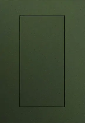 Bayview Green Shaker cabinet door sample