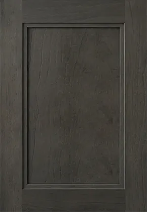 Charcoal Stepped Shaker cabinet door sample