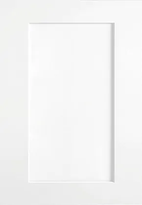 Clear White Shaker cabinet door sample