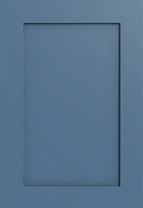 French Blue Shaker cabinet door sample