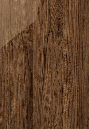 Glossy Oak cabinet door sample