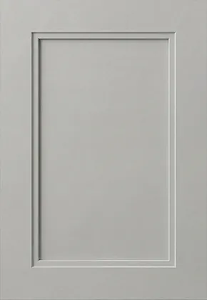 Grey Stepped Shaker cabinet door sample
