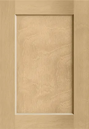 Natural Wood Shaker cabinet door sample