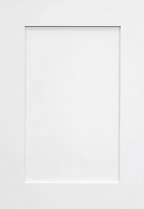 Nordic White Shaker cabinet door sample