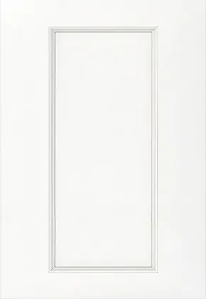 Ornate White cabinet door sample