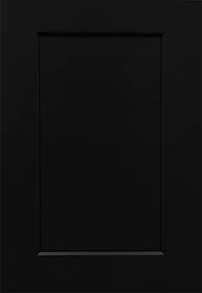 True Black Shaker cabinet door sample
