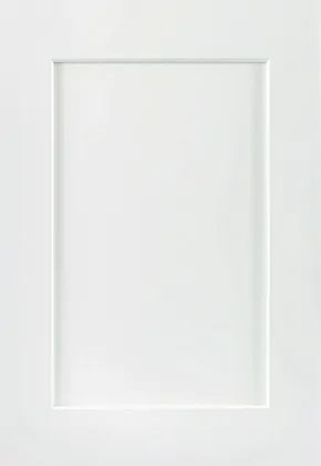 White Shaker cabinet door sample