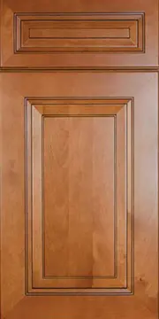 Warm Cherry Raised Panel kitchen cabinet door style