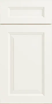 Classic White Raised Panel cabinet door option