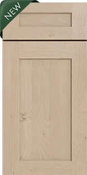 Natural Oak Recessed cabinet door option