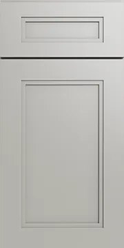 Soft Gray Raised Panel kitchen cabinet door style