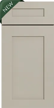 Warm Greige Shaker cabinet door option