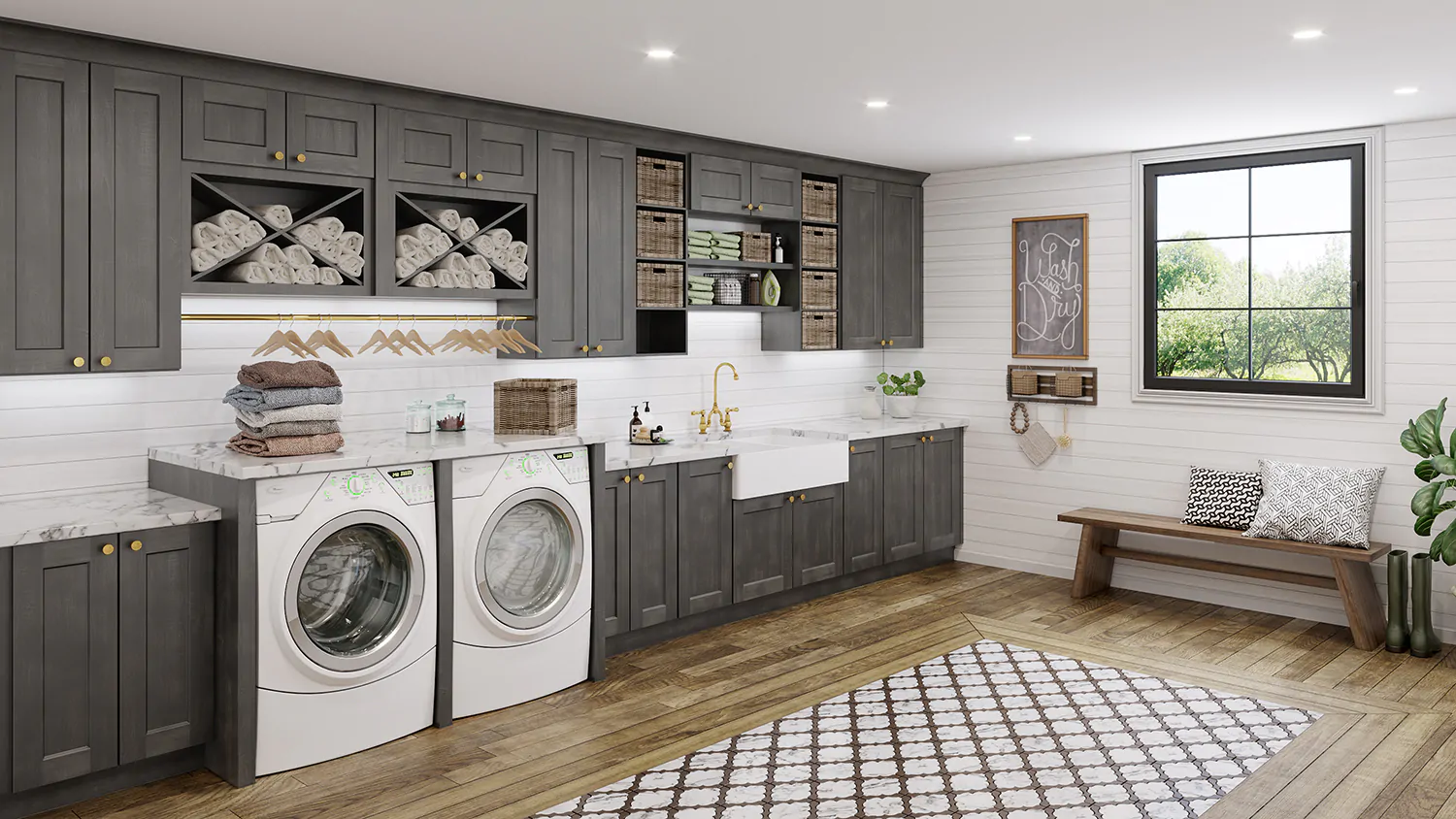 Cinder Shaker cabinet door kitchen design inspiration for South Florida remodeling