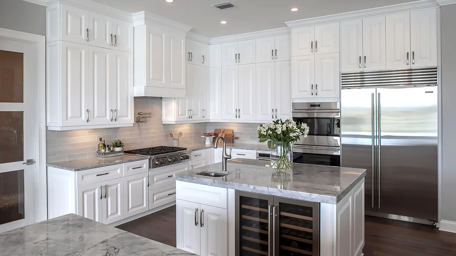 Dream White cabinet kitchen design inspiration for South Florida remodeling