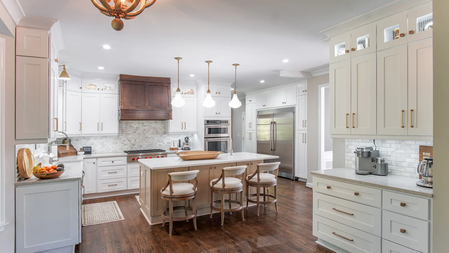 Yorktown White Shaker cabinet door kitchen design inspiration for South Florida remodeling